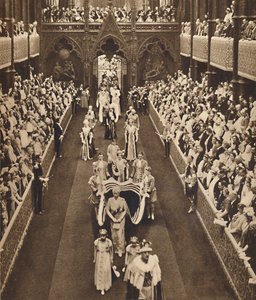 La procesión de la Reina Madre, 12 de mayo de 1937 de Unbekannt