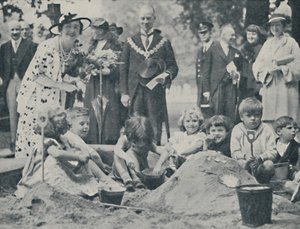 La reina inaugura un parque infantil, 1936, 1937 de Unbekannt
