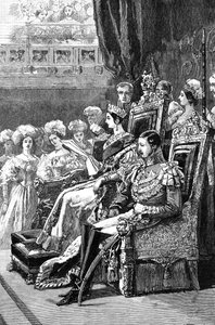 La Reina abriendo el Parlamento, 1846, 1900
