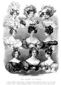 Las reinas de Europa de Unbekannt