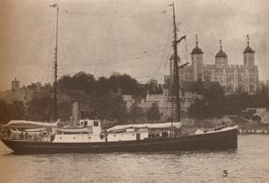 La búsqueda, en la que Sir Ernest Shackleton zarpó en septiembre de 1921, en lo que sería su última de Unbekannt