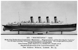 El RMS Mauretania, siglo XX de Unbekannt