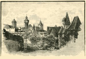 Las murallas, Núremberg, 1890 de Unbekannt