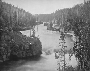 Los rápidos del Yellowstone, siglo XIX