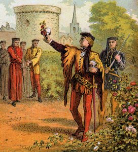Las Rosas Rojas y Blancas, siglo XV de Unbekannt