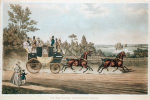 El Red Rover, Coche de Southampton, c1815 de Unbekannt