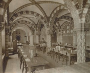 El refectorio, Abadía de Buckfast, finales del siglo XIX-principios del siglo XX de Unbekannt