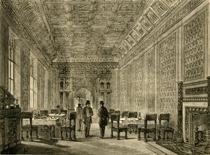 La sala de refrescos de la Cámara de los Lores, 1881 de Unbekannt