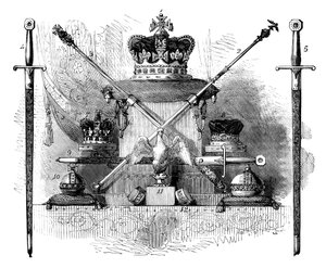 Las insignias de Inglaterra, c1820 c1895 de Unbekannt