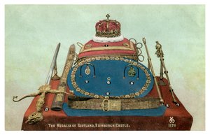 Las insignias de Escocia, Castillo de Edimburgo, siglo XIX o XX de Unbekannt