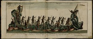 La regata en Venecia en honor del Príncipe Eduardo 1739-1767, Duque de York, el 4 de junio de 1764, ca 1764 de Unbekannt