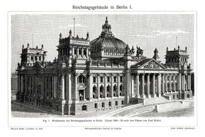 El Reichstag, Berlín, Alemania de Unbekannt