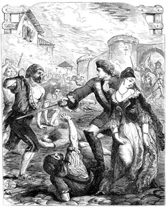 El rescate de la Duquesa de Popoli, siglo XVIII-XIX