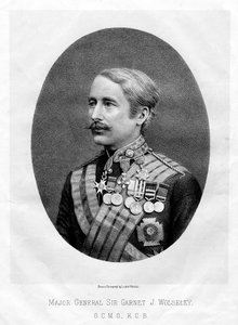 El Muy Honorable Garnet Joseph Wolseley, Mariscal de Campo Británico, 1880 de Unbekannt