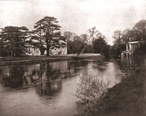 El río Nadder, Wilton House, Wiltshire, 1894 de Unbekannt
