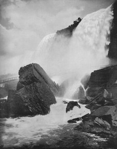 Las rocas debajo de la caída americana, siglo XIX de Unbekannt