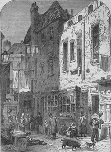 El Rookery de St Giles, Londres, 1850 1878 de Unbekannt