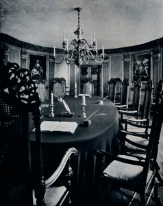 La sala en el Capitolio donde se reunió el Consejo Ejecutivo, c. 1938 de Unbekannt