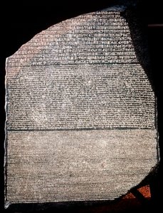 La Piedra de Rosetta, 196 a.C. de Unbekannt
