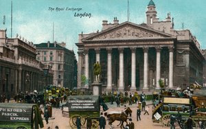 La Bolsa Real, Londres, c1910 de Unbekannt
