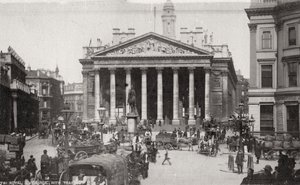 La Bolsa Real, Londres, finales del siglo XIX o principios del siglo XX de Unbekannt