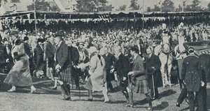 La familia real en Escocia, c. 1930, 1937 de Unbekannt