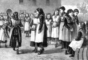 La Escuela Masónica Real para niñas, St Johns Hill, Battersea Rise, Londres, 1875 de Unbekannt