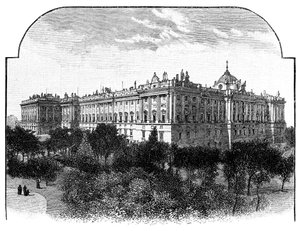 El Palacio Real, Madrid, España, 1900 de Unbekannt