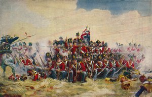 Los Royal Scots. La Plaza en Quatre Bras, 1815, 1939 de Unbekannt