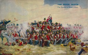 Los Royal Scots. La Plaza en Quatre Bras, 1815, 1939 de Unbekannt