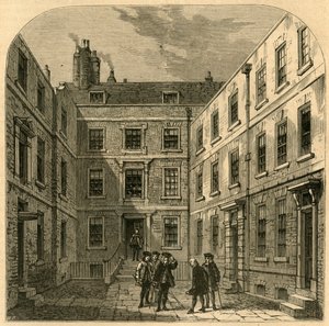 La casa de la Royal Society en Crane Court, 1897 de Unbekannt