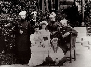 La familia imperial rusa, c. 1892-c. 1894 de Unbekannt