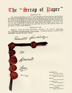 El trozo de papel, 1919