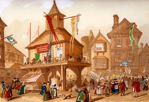 El jubileo de Shakespeare en Stratford upon Avon, c1850 de Unbekannt