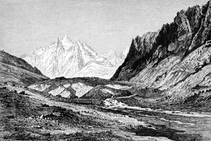 El glaciar Shchurovskiy, Rusia, 1895