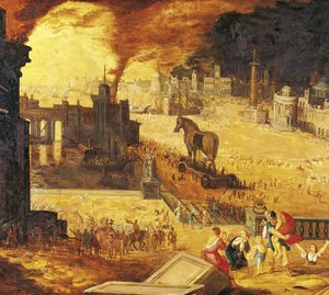 El sitio de Troya de Unbekannt