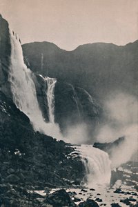 Las cataratas de Skjeggedal, 1914 de Unbekannt
