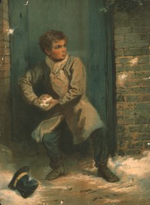 El lanzador de bolas de nieve, siglo XIX de Unbekannt