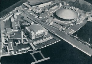 El sitio de South Bank, 1951 de Unbekannt