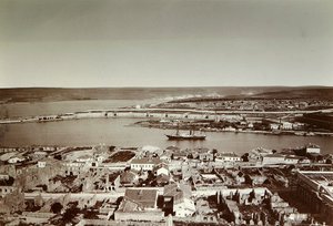 La Bahía Sur y el Cabo Paul, Sebastopol, Crimea, 1850s de Unbekannt