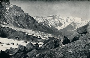 El precipicio sur del Aconcagua, 1911 de Unbekannt