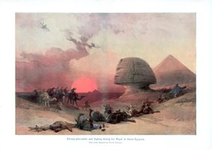 La Esfinge en Giza, Egipto, 1840s, 1900 de Unbekannt