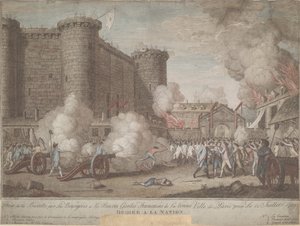 La toma de la Bastilla el 14 de julio de 1789, 1789 de Unbekannt