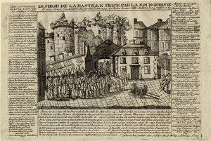 El asalto a la Bastilla el 14 de julio de 1789, 1789 de Unbekannt