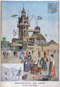 El pabellón sueco en la Exposición Universal de 1900, París, 1900 de Unbekannt