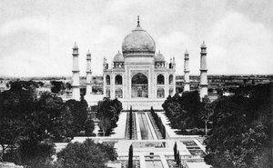El Taj Mahal, Agra, siglo XX de Unbekannt