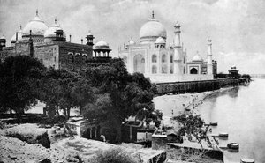 El Taj Mahal, Agra, siglo XX de Unbekannt