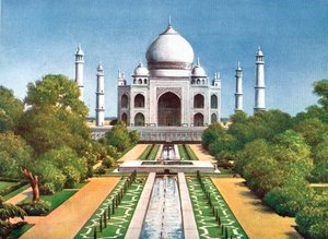 El Taj Mahal, Agra, India, principios del siglo XX de Unbekannt