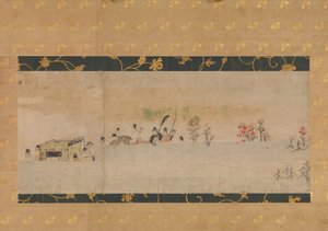 El cuento de Sumiyoshi Sumiyoshi monogatari emaki, finales del siglo XIII de Unbekannt