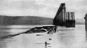 El desastre del puente de Tay, Escocia, 28 de diciembre de 1879 de Unbekannt